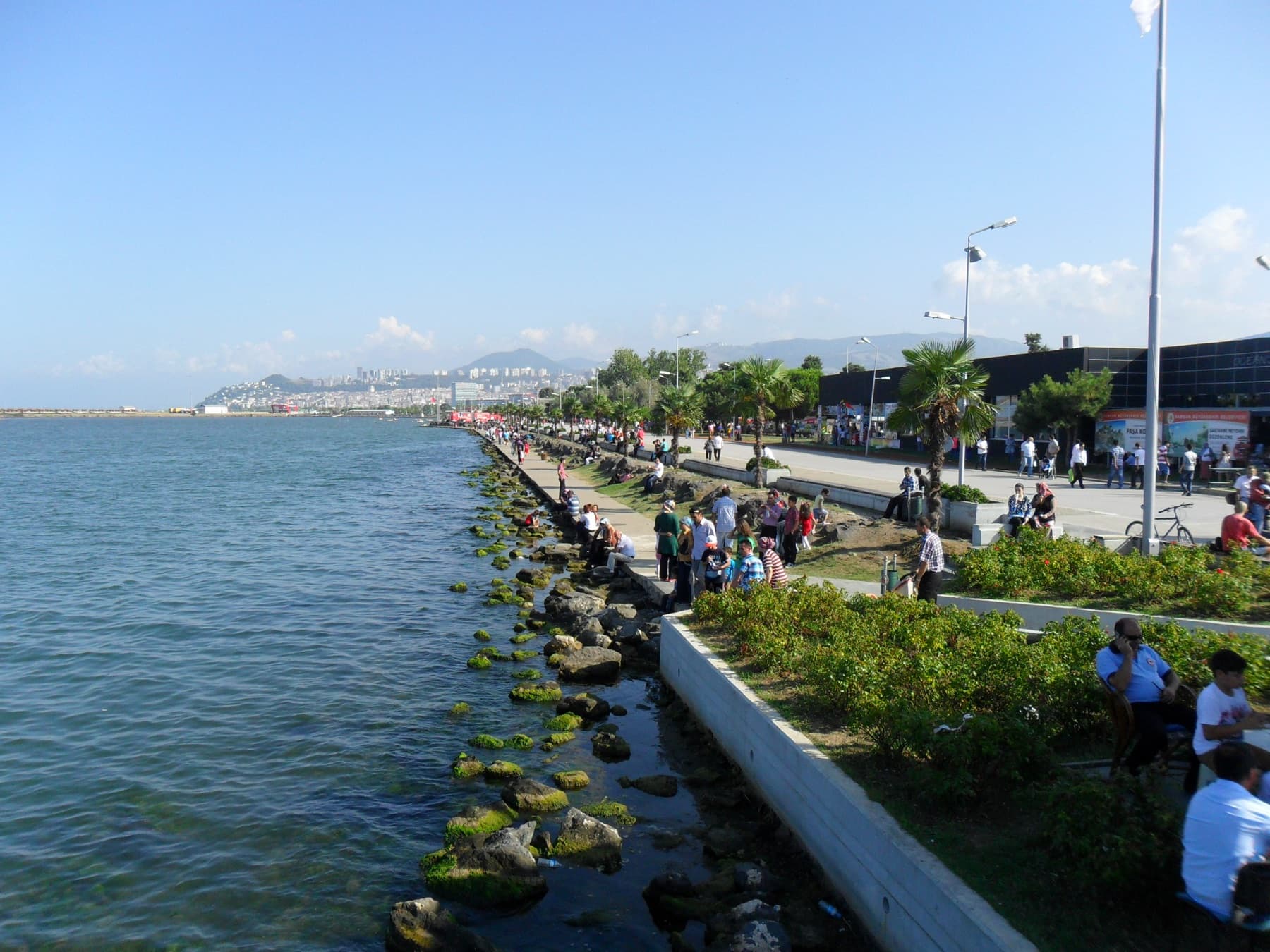 Samsun Kurtuluş İskelesi sahil yolu